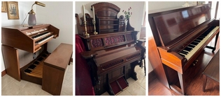 Instruments available: Allen Organ, pump organ,
                Hamilton Piano