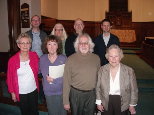 New
                        officers and charter member, May 2011