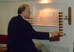 Bachathon, Mark at the
                        organ