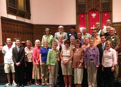 Evansville chapter at May 5, 2014 installation
                service.