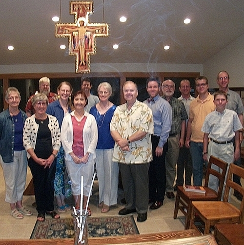 Summer Social, members at St. Margaret's
                      Chapel in Henderson.
