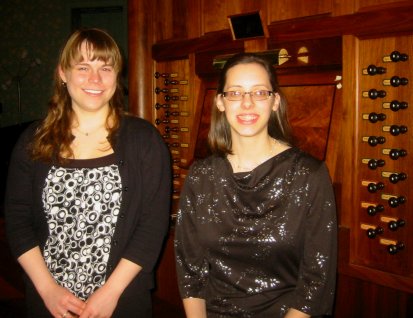 POEA Graduates Recital March 2011: Katie
                          and Katelyn