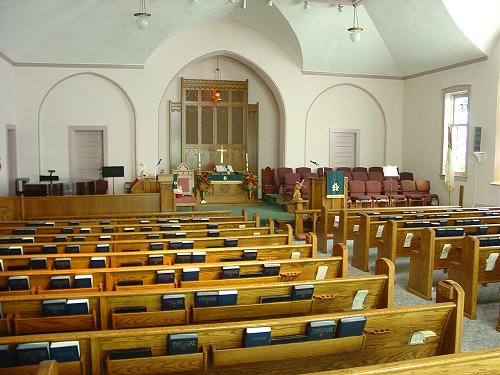 Sanctuary of Main St. Meth. Church, Boonville