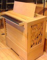 Small
                portative organ at First Presby, Evansville