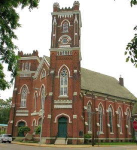 First Presbyterian Evansville, outside view