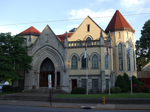 God's Way Church, Evansville, formerly Washington Avenue Presbyterian Church, view of outside